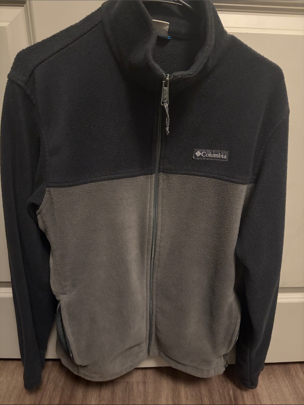 Columbia Two-Tone Fleece Jacket - Navy & Gray